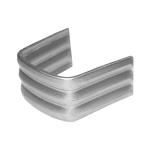 Spona pro kovaný plot, bránu, zábradlí a mříže - typ R, rozměr 24x12 mm, tl. 1 mm