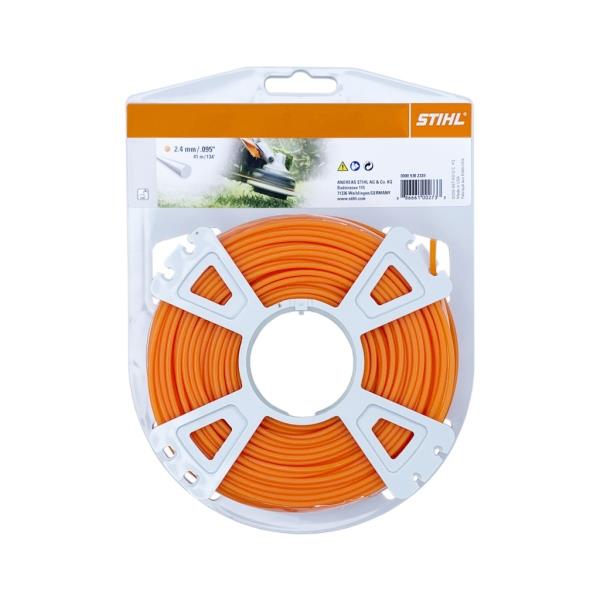 STIHL 0000 930 2339 – struna do křovinořezu, kulatá, oranžová, pr. 2,4 mm, 41 m