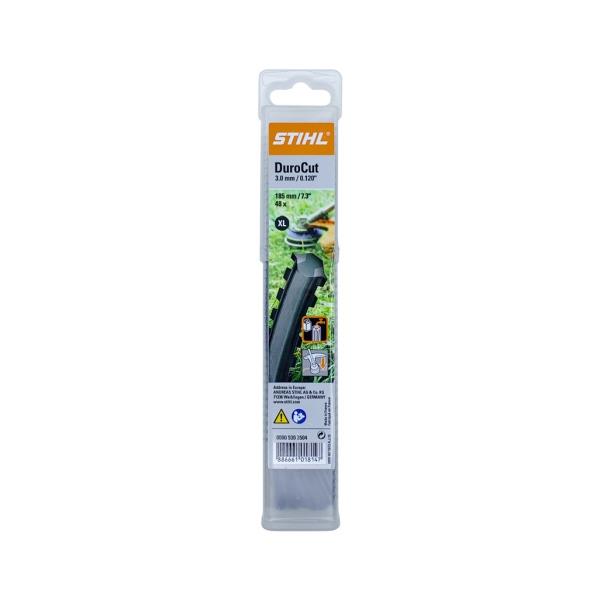 STIHL 0000 930 3504 – struna do křovinořezu, DuroCut, ozubená, vel. XL, pr. 3,0 mm, 185 mm, 48 ks