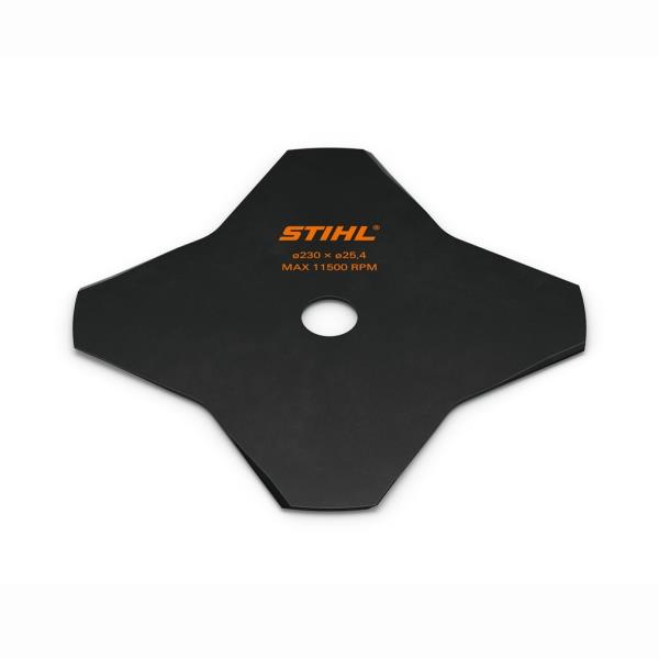 STIHL GrassCut 230-4 – čtyřcípý žací nůž na křovinořez, pr. 230 mm, otvor 25,4 mm