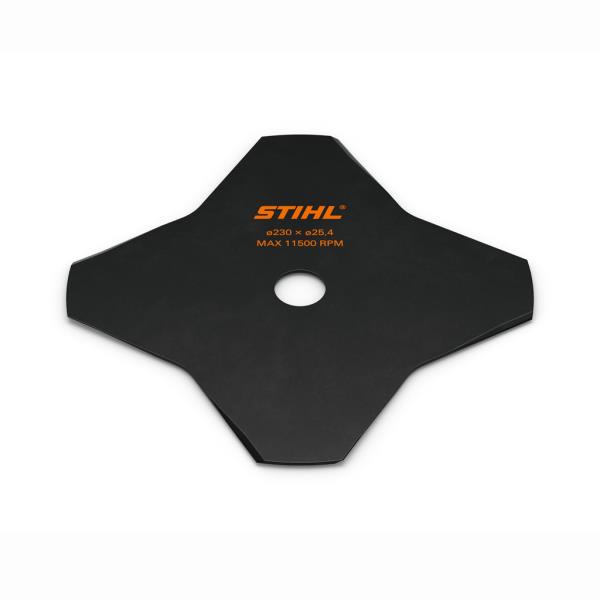 STIHL GrassCut 230-4 – čtyřcípý žací nůž na křovinořez, pr. 230 mm, otvor 25,4 mm