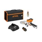 STIHL GTA 26 – vyvětvovací AKU mini pila 0,18 kW, lišta 10 cm, řetěz 1/4" PM3 + akumulátor AS 2 + nabíječka AL 1