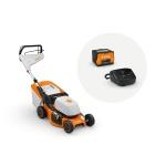 STIHL RMA 248.3 T – AKU sekačka s pojezdem 1,2 kW, záběr 46 cm, koš 52 l + akumulátor AK 30 S + nabíječka AL 101