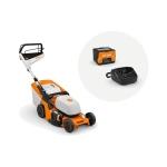 STIHL RMA 448.3 V – AKU sekačka s pojezdem 1,2 kW, záběr 46 cm, koš 52 l + akumulátor AK 30 S + nabíječka AL 101