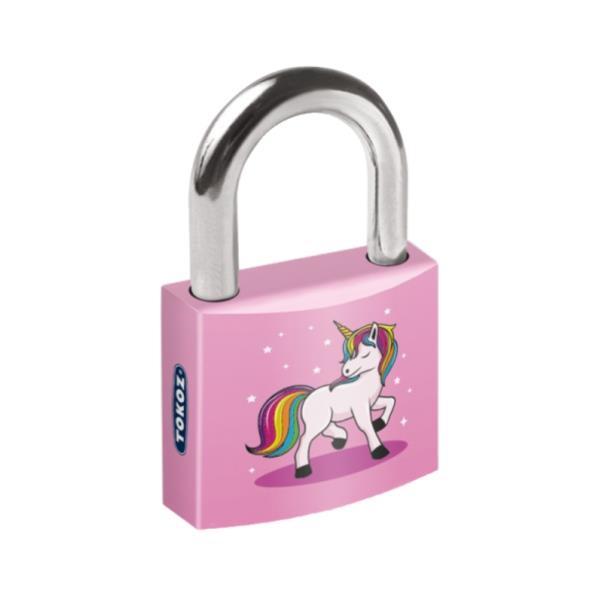 TOKOZ EMOTION Unicorn - designový visací zámek pro děti, vzor jednorožec
