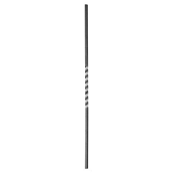 Zdobená tyč 21.010 pro kované ploty, brány a zábradlí, 900 mm, pr.12x12 mm