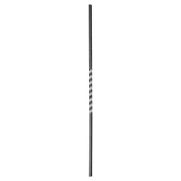 Zdobená tyč 21.010 pro kované ploty, brány a zábradlí, 900 mm, pr.12x12 mm