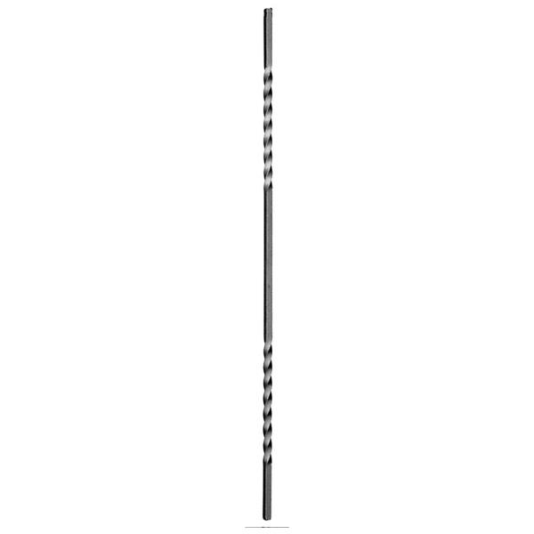 Zdobená tyč 21.011 pro kované ploty, brány a zábradlí, 900 mm, pr.12x12 mm