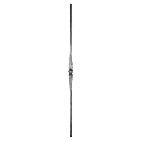 Zdobená tyč pro kované ploty, brány a zábradlí 22.001, 950 mm, kulatý pr.14 mm