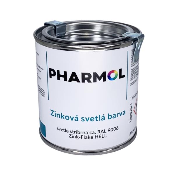 Zinková antikorozní barva Pharmol Zink Hell, 250 ml, proti reznutí a korozi kovů včetně oceli